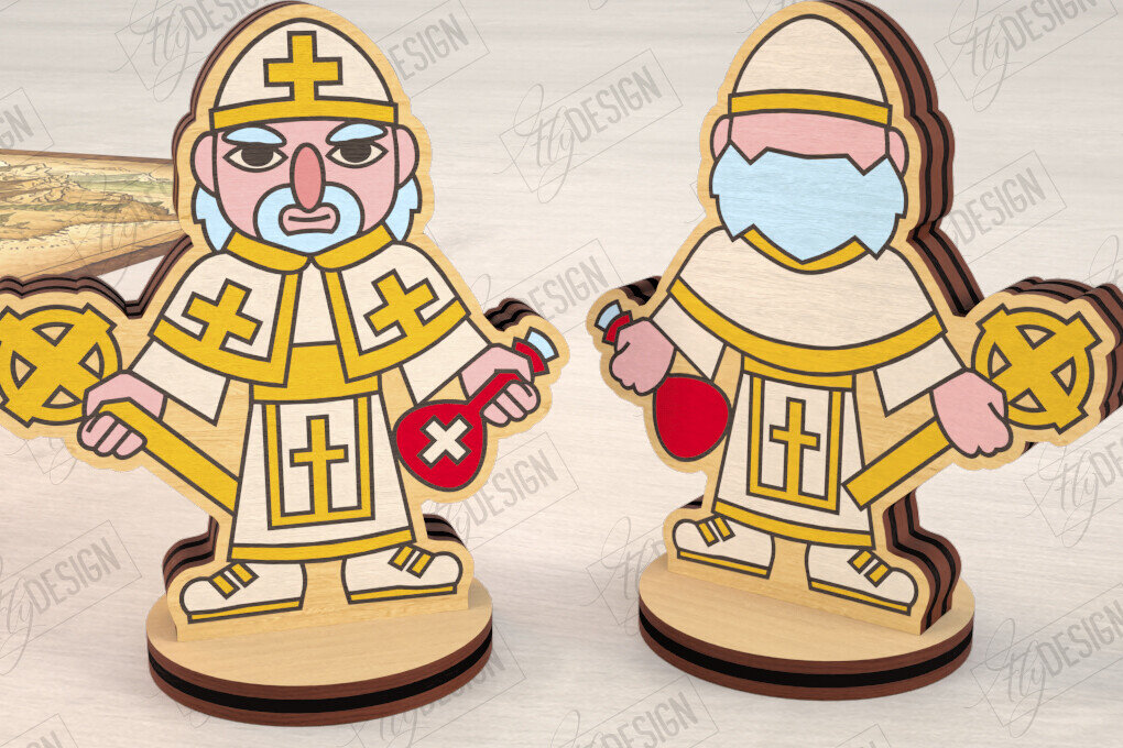 Intra απο ξύλο plywood 3mm-4mm πάχος – Μινιατούρες χαρακτήρων επιτραπέζιου RPG | CNC Δίασταση  20x20 cm INTRAFABR-123600690