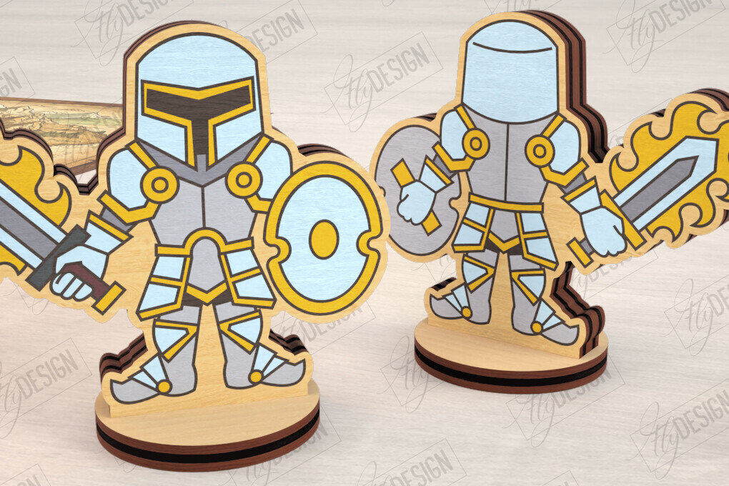 Intra απο ξύλο plywood 3mm-4mm πάχος – Μινιατούρες χαρακτήρων επιτραπέζιου RPG | CNC Δίασταση  20x20 cm INTRAFABR-123600737