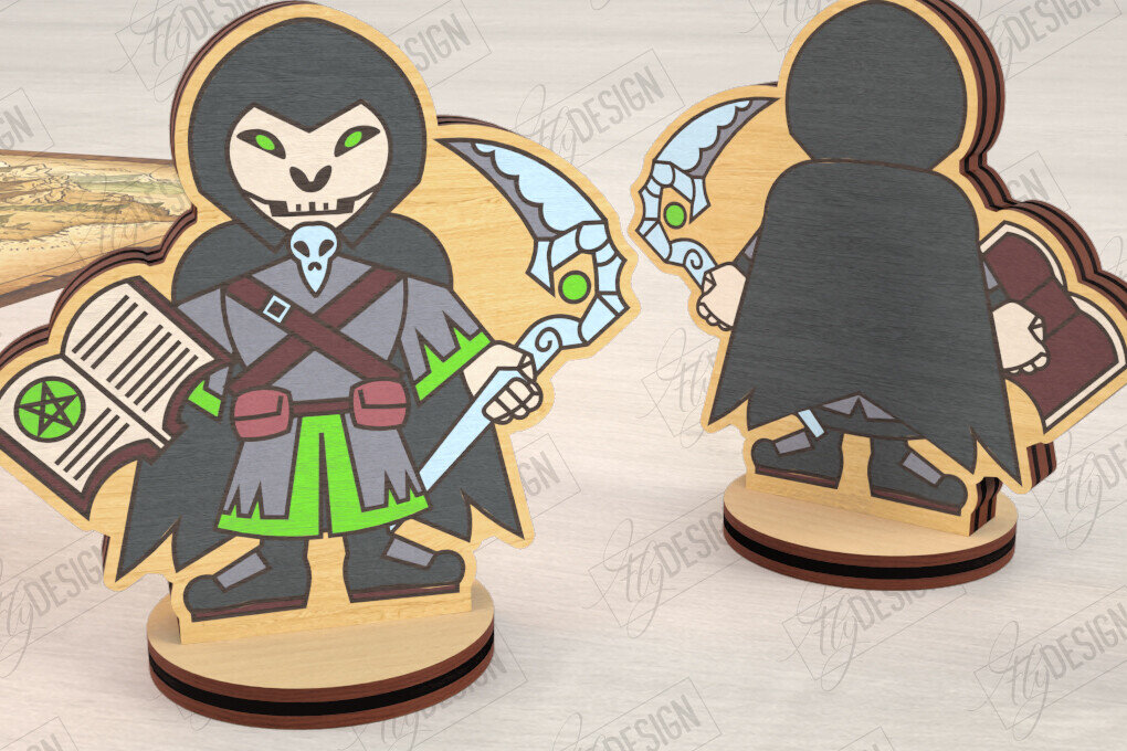 Intra απο ξύλο plywood 3mm-4mm πάχος – Μινιατούρες χαρακτήρων επιτραπέζιου RPG | CNC Δίασταση  20x20 cm INTRAFABR-123600744