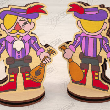 Intra απο ξύλο plywood 3mm-4mm πάχος – Μινιατούρες χαρακτήρων επιτραπέζιου RPG | CNC Δίασταση  20x20 cm INTRAFABR-123600959 - Image 7