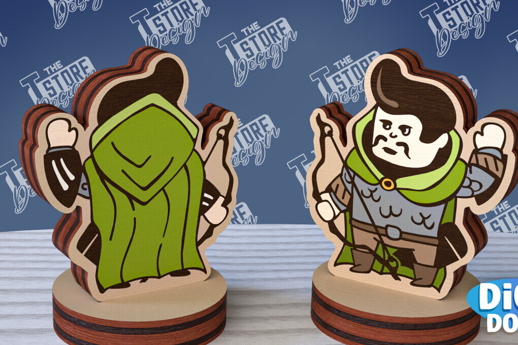 Intra απο ξύλο plywood 3mm-4mm πάχος – Μινιατούρες χαρακτήρων επιτραπέζιου RPG | CNC Δίασταση  20x20 cm INTRAFABR-95174405