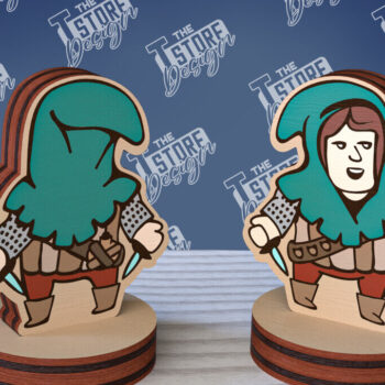 Intra απο ξύλο plywood 3mm-4mm πάχος – Μινιατούρες χαρακτήρων επιτραπέζιου RPG | CNC Δίασταση  20x20 cm INTRAFABR-95174410 - Image 1