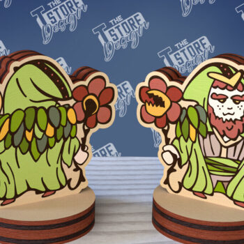 Intra απο ξύλο plywood 3mm-4mm πάχος – Μινιατούρες χαρακτήρων επιτραπέζιου RPG | CNC Δίασταση  20x20 cm INTRAFABR-95174423 - Image 1