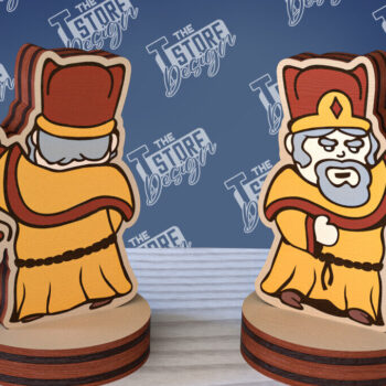 Intra απο ξύλο plywood 3mm-4mm πάχος – Μινιατούρες χαρακτήρων επιτραπέζιου RPG | CNC Δίασταση  20x20 cm INTRAFABR-95174427 - Image 1