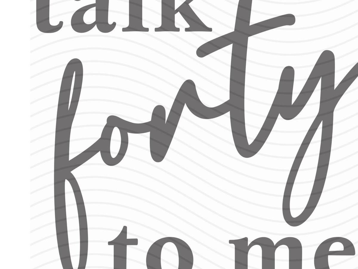 Intra απο ξύλο plywood 3mm-4mm πάχος – Talk Forty to Me PNG Δίασταση  20x20 cm INTRAFABR-109540144