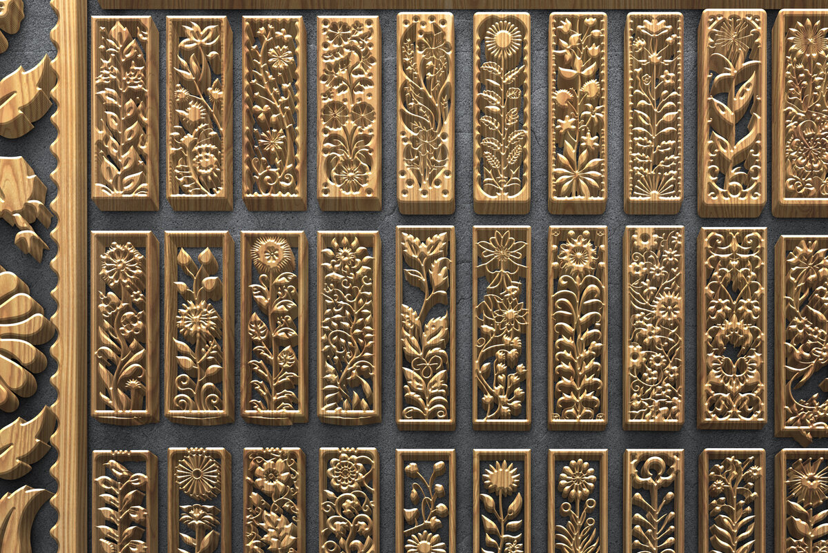 Intra απο ξύλο plywood 3mm-4mm πάχος – Ψηλές λωρίδες Δίασταση  20x20 cm INTRAFABR-124783223