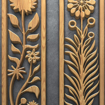 Intra απο ξύλο plywood 3mm-4mm πάχος – Ψηλές λωρίδες Δίασταση 20x20 cm INTRAFABR-124783223 - Image 3