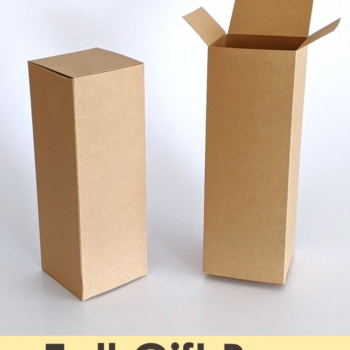 Intra απο ξύλο plywood 3mm-4mm πάχος – Πρότυπο ψηλού κιβωτίου δώρου Δίασταση  20x20 cm INTRAFABR-28205521 - Image 1