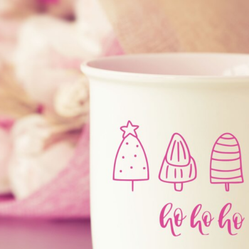 Intra απο ξύλο plywood 3mm-4mm πάχος – Χριστουγεννιάτικα δέντρα Hohoho Γερμανικά Δίασταση  20x20 cm INTRAFABR-107596423 - Image 2