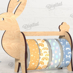 Intra απο ξύλο plywood 3mm-4mm πάχος – Tape Organizer. Μπάνι Δίασταση  20x20 cm INTRAFABR-108024451