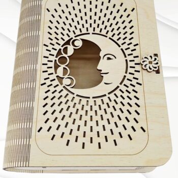 Intra απο ξύλο plywood 3mm-4mm πάχος – Κουτί Ταρώ Δίασταση  20x20 cm INTRAFABR-30329602 - Image 1