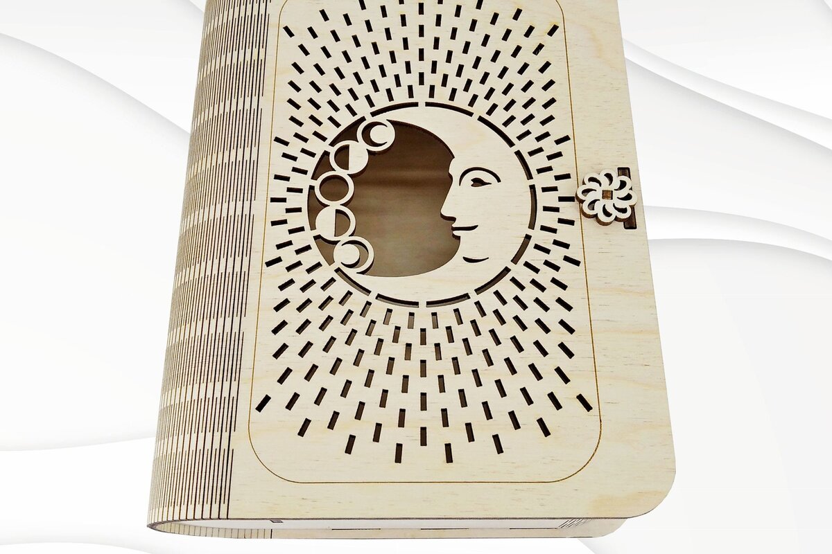 Intra απο ξύλο plywood 3mm-4mm πάχος – Κουτί Ταρώ Δίασταση  20x20 cm INTRAFABR-30329602