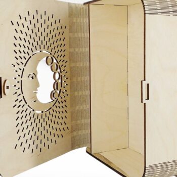 Intra απο ξύλο plywood 3mm-4mm πάχος – Κουτί Ταρώ Δίασταση  20x20 cm INTRAFABR-30329602 - Image 9