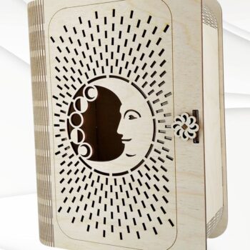 Intra απο ξύλο plywood 3mm-4mm πάχος – Κουτί Ταρώ Δίασταση  20x20 cm INTRAFABR-30329602 - Image 10