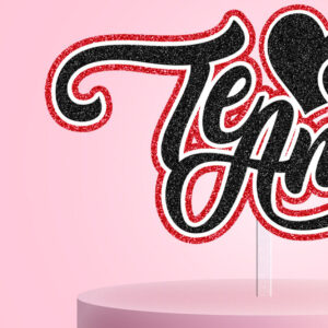 Intra απο ξύλο plywood 3mm-4mm πάχος – Te Amo 3D Cake Topper EPS DXF Δίασταση  20x20 cm INTRAFABR-108456569