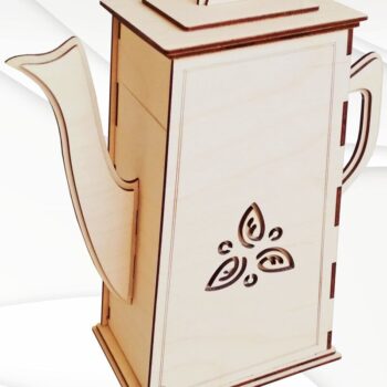 Intra απο ξύλο plywood 3mm-4mm πάχος – Κουτί φακελάκι τσαγιού,  τσαγιέρας για Δίασταση  20x20 cm INTRAFABR-69862301 - Image 5