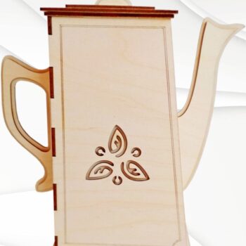 Intra απο ξύλο plywood 3mm-4mm πάχος – Κουτί φακελάκι τσαγιού,  τσαγιέρας για Δίασταση  20x20 cm INTRAFABR-69862301 - Image 6