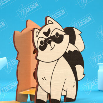 Intra απο ξύλο plywood 3mm-4mm πάχος – Πακέτο κοπής με λέιζερ με δοσομετρική σακούλα τσαγιού | CNC Δίασταση  20x20 cm INTRAFABR-100322121 - Image 3