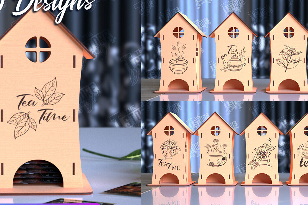 Intra απο ξύλο plywood 3mm-4mm πάχος – Δέσμη κοπής Laser Dispenser για φακελάκια τσαγιού Δίασταση  20x20 cm INTRAFABR-98212659