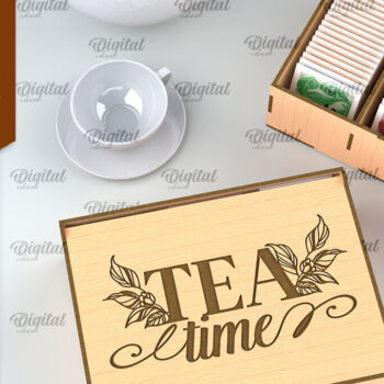 Intra απο ξύλο plywood 3mm-4mm πάχος – Κουτιά τσαγιού Δέσμη κοπής με λέιζερ. Φακελάκι τσαγιού Δίασταση  20x20 cm INTRAFABR-97306609 - Image 4