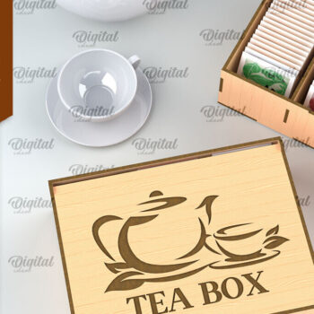 Intra απο ξύλο plywood 3mm-4mm πάχος – Κουτιά τσαγιού Δέσμη κοπής με λέιζερ. Φακελάκι τσαγιού Δίασταση  20x20 cm INTRAFABR-97306609 - Image 7