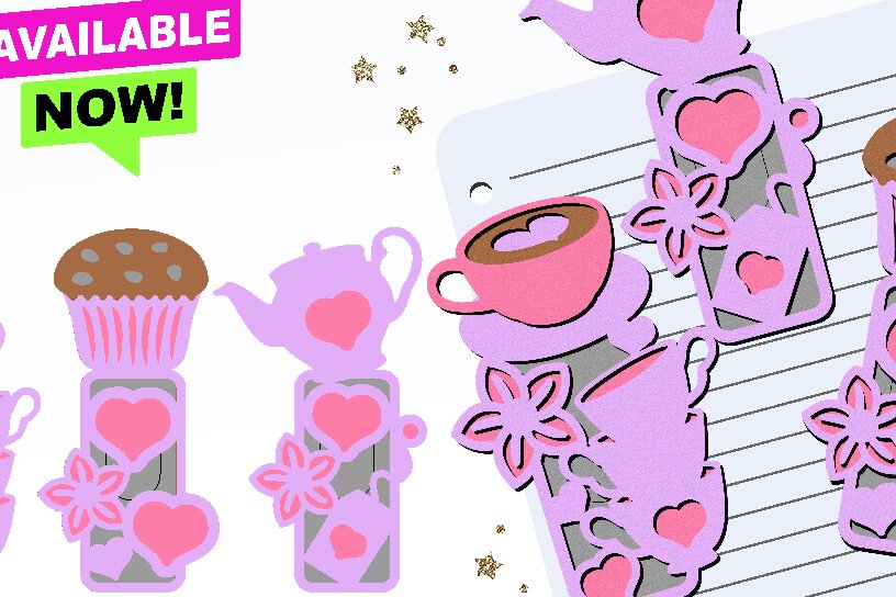 Intra απο ξύλο plywood 3mm-4mm πάχος – Σημάδια βιβλίου τσαγιού τροφίμων Δίασταση  20x20 cm INTRAFABR-108531336