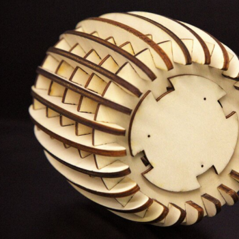 Intra απο ξύλο plywood 3mm-4mm πάχος – Φωτάκι Τσαγιού - Κηροπήγιο - Μπαγιονέτα Δίασταση  20x20 cm INTRAFABR-103029695 - Image 6