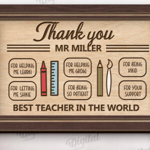 Intra απο ξύλο plywood 3mm-4mm πάχος – Εκτίμηση δασκάλου πλάκα κοπής με λέιζερ Δίασταση  20x20 cm INTRAFABR-120366122