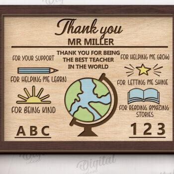 Intra απο ξύλο plywood 3mm-4mm πάχος – Εκτίμηση δασκάλου πλάκα κοπής με λέιζερ Δίασταση  20x20 cm INTRAFABR-120366161 - Image 1