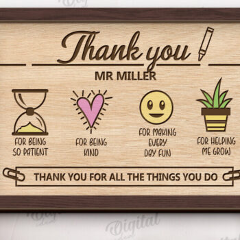 Intra απο ξύλο plywood 3mm-4mm πάχος – Εκτίμηση δασκάλου πλάκα κοπής με λέιζερ Δίασταση  20x20 cm INTRAFABR-120365843 - Image 1