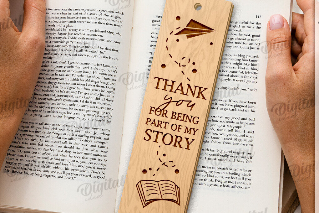 Intra απο ξύλο plywood 3mm-4mm πάχος – Δάσκαλος σελιδοδείκτης Αποκοπή με λέιζερ Δίασταση  20x20 cm INTRAFABR-119263868