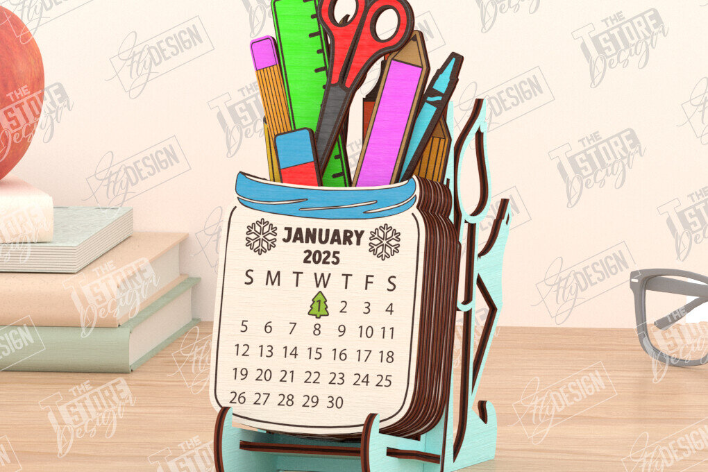 Intra απο ξύλο plywood 3mm-4mm πάχος – Ημερολόγιο Δασκάλων | Επιτραπέζιο Ημερολόγιο Δίασταση  20x20 cm INTRAFABR-117260427