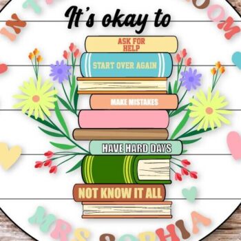 Intra απο ξύλο plywood 3mm-4mm πάχος – Αρχείο αποκοπής πινακίδας καλωσορίσματος στην τάξη δασκάλων Δίασταση 20x20 cm INTRAFABR-120182770 - Image 7