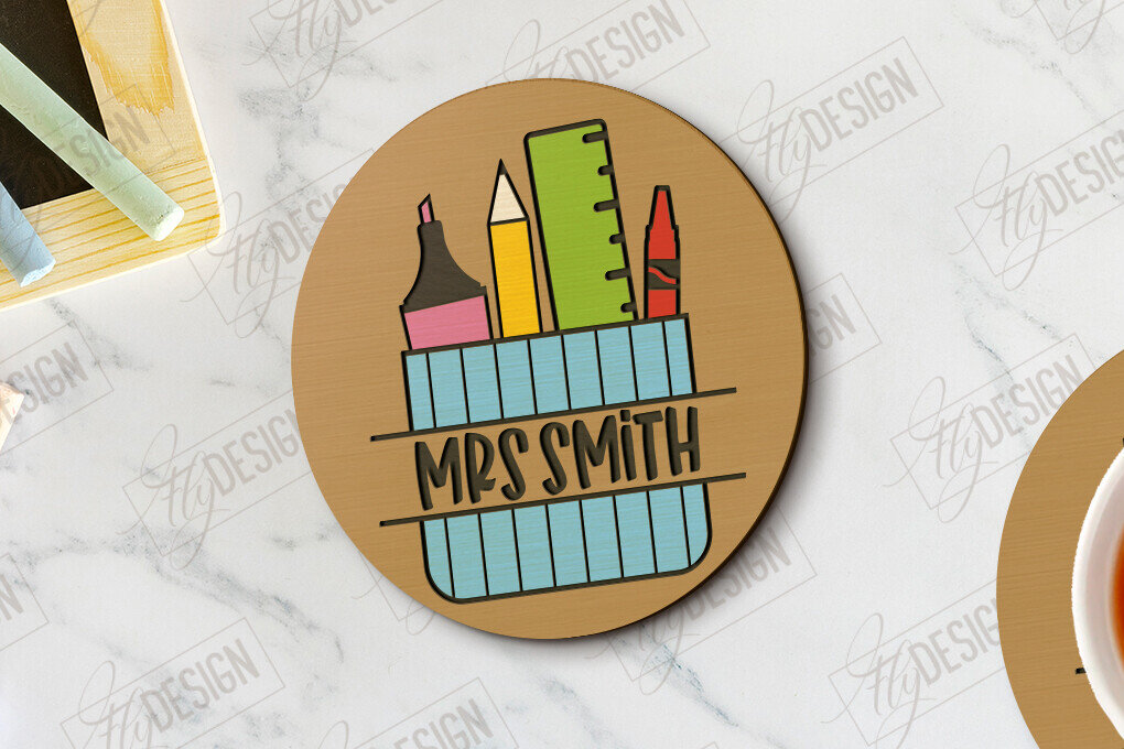 Intra απο ξύλο plywood 3mm-4mm πάχος – Δάσκαλος σουβέρ | Σουβέρ Κυπέλλου | Σχολείο Δίασταση  20x20 cm INTRAFABR-118750501