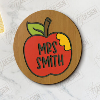 Intra απο ξύλο plywood 3mm-4mm πάχος – Δάσκαλος σουβέρ | Σουβέρ Κυπέλλου | Σχολείο Δίασταση  20x20 cm INTRAFABR-118750498 - Image 1