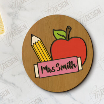 Intra απο ξύλο plywood 3mm-4mm πάχος – Δάσκαλος σουβέρ | Σουβέρ Κυπέλλου | Σχολείο Δίασταση  20x20 cm INTRAFABR-118750505 - Image 1