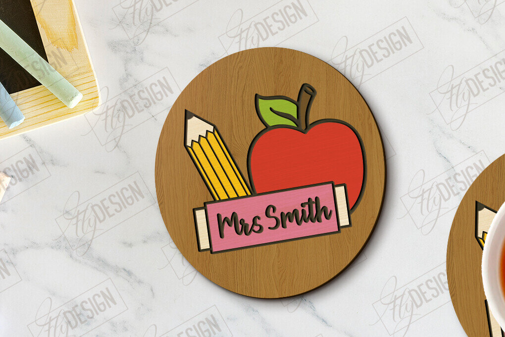 Intra απο ξύλο plywood 3mm-4mm πάχος – Δάσκαλος σουβέρ | Σουβέρ Κυπέλλου | Σχολείο Δίασταση  20x20 cm INTRAFABR-118750505