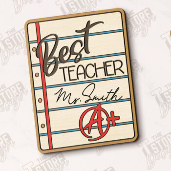 Intra απο ξύλο plywood 3mm-4mm πάχος – Δάσκαλος σουβέρ | Σχολείο | Κύπελλο σουβέρ Δίασταση  20x20 cm INTRAFABR-118678740 - Image 1