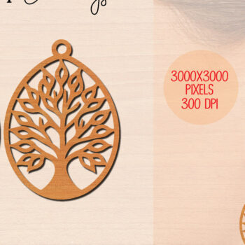 Intra απο ξύλο plywood 3mm-4mm πάχος – Δασκάλα Σκουλαρίκια Bundle Δίασταση  5x5 cm INTRAFABR-121299856 - Image 3