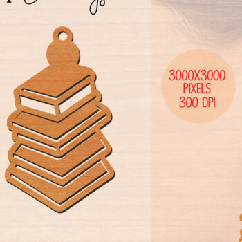 Intra απο ξύλο plywood 3mm-4mm πάχος – Δασκάλα Σκουλαρίκια Bundle Δίασταση  5x5 cm INTRAFABR-121299856 - Image 4