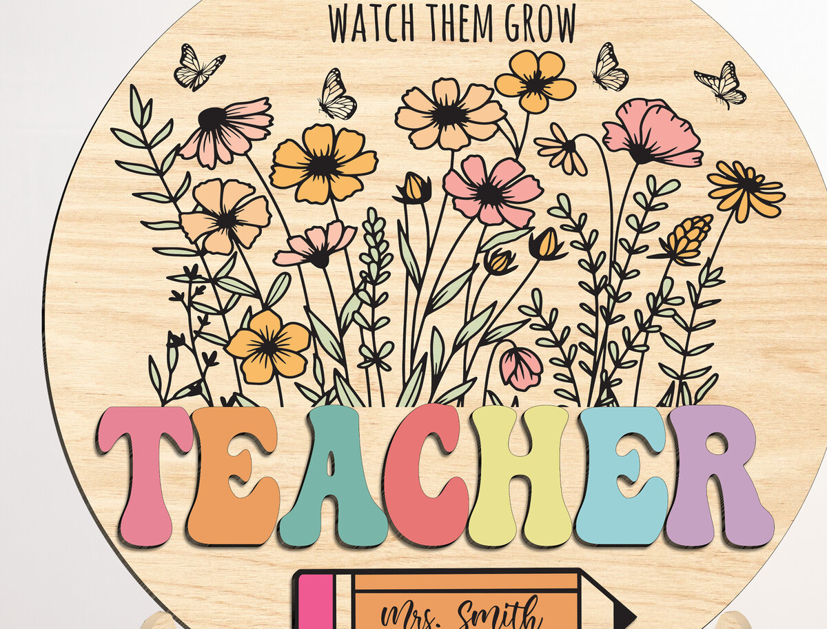 Intra απο ξύλο plywood 3mm-4mm πάχος – Δώρο Δασκάλου Δίασταση  20x20 cm INTRAFABR-99207793