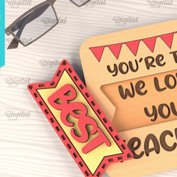 Intra απο ξύλο plywood 3mm-4mm πάχος – Πακέτο ευχετήριων καρτών δασκάλων Δίασταση  20x20 cm INTRAFABR-95714064 - Image 8