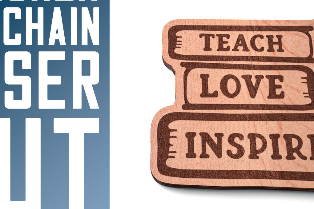 Intra απο ξύλο plywood 3mm-4mm πάχος – Teacher Keychain | Σχολείο Δίασταση  5x5 cm INTRAFABR-60594373