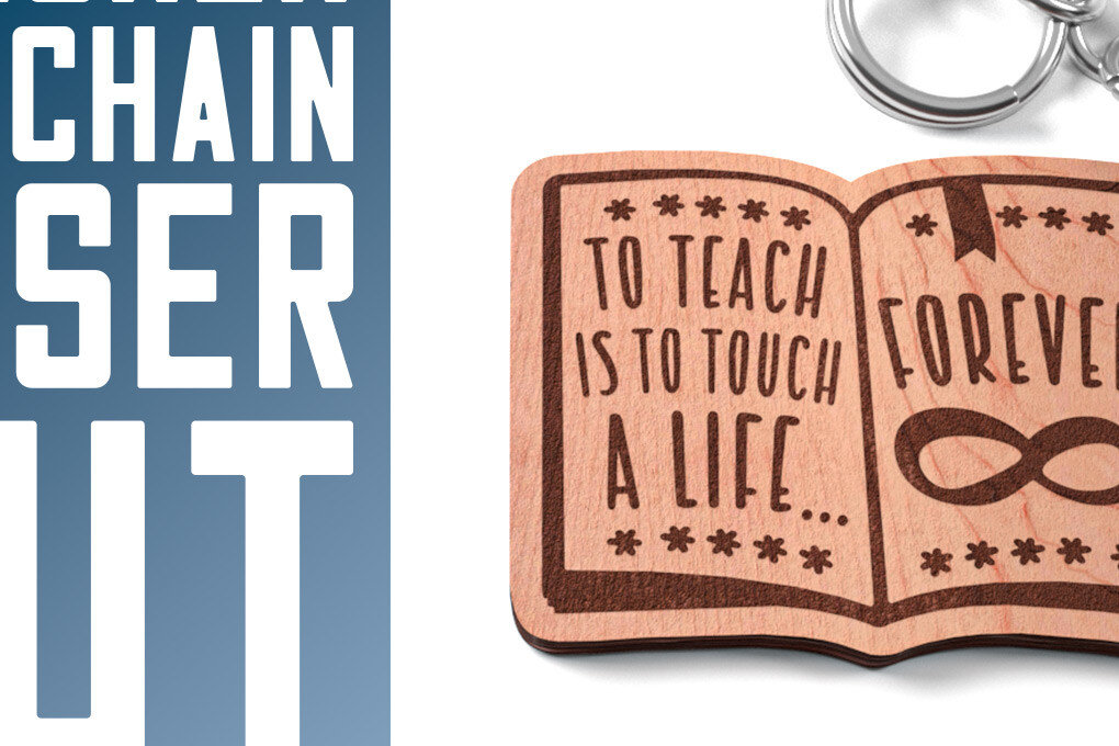 Intra απο ξύλο plywood 3mm-4mm πάχος – Teacher Keychain | Σχολείο Δίασταση  5x5 cm INTRAFABR-60594244