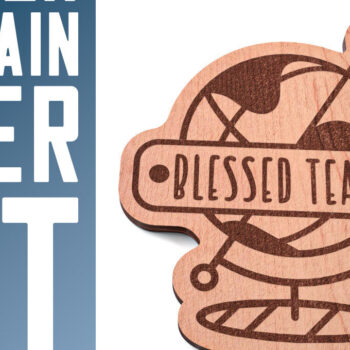 Intra απο ξύλο plywood 3mm-4mm πάχος – Teacher Keychain | Σχολείο Δίασταση  5x5 cm INTRAFABR-60593813 - Image 3