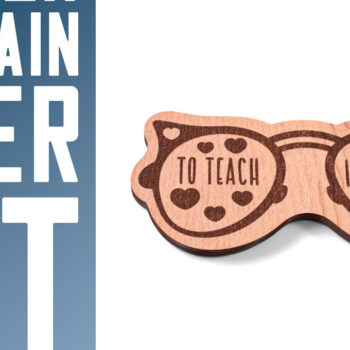 Intra απο ξύλο plywood 3mm-4mm πάχος – Teacher Keychain | Σχολείο Δίασταση  5x5 cm INTRAFABR-60593813 - Image 10