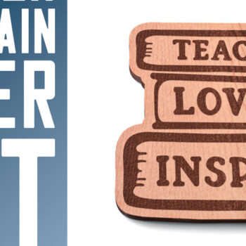 Intra απο ξύλο plywood 3mm-4mm πάχος – Teacher Keychain | Σχολείο Δίασταση  5x5 cm INTRAFABR-60593813 - Image 11