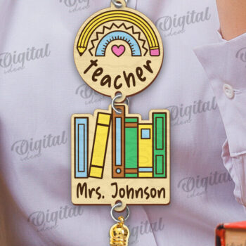 Intra απο ξύλο plywood 3mm-4mm πάχος – Δασκάλα Lanyard Decor Δίασταση  20x20 cm INTRAFABR-120166539 - Image 1