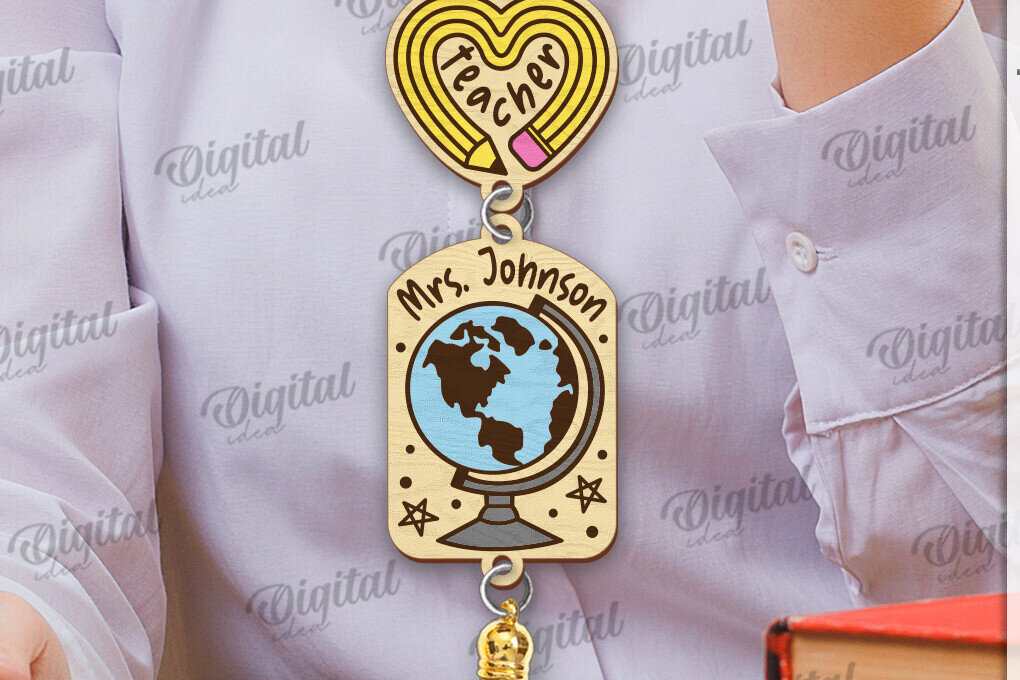 Intra απο ξύλο plywood 3mm-4mm πάχος – Δασκάλα Lanyard Decor Δίασταση  20x20 cm INTRAFABR-120166609