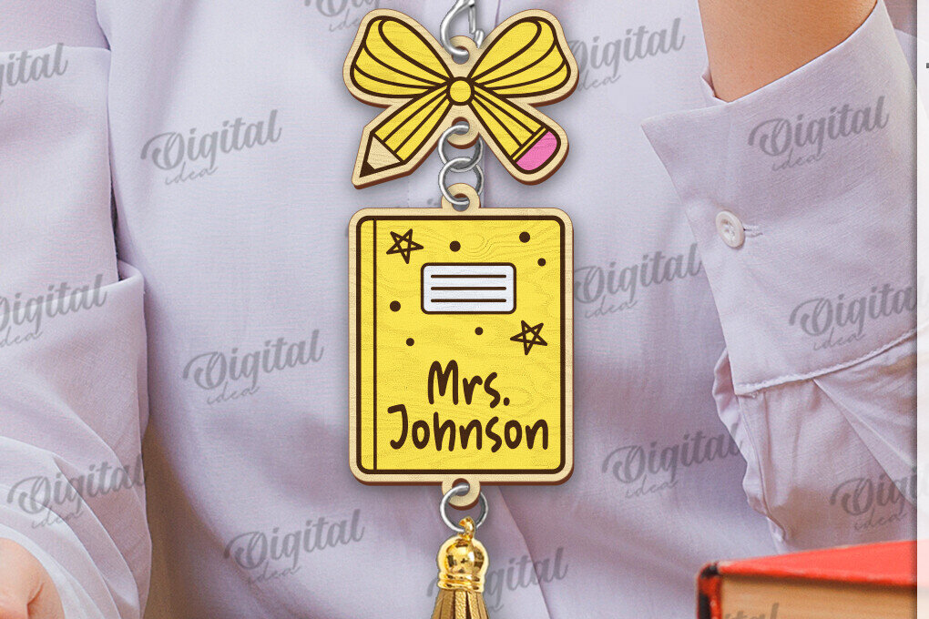 Intra απο ξύλο plywood 3mm-4mm πάχος – Δασκάλα Lanyard Decor Δίασταση  20x20 cm INTRAFABR-120166737